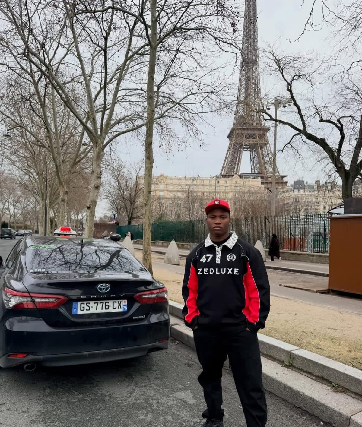 Two-Tone Tracksuit — Red